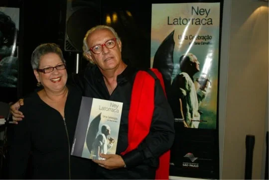 Tania Carvalho com Ney Latorraca