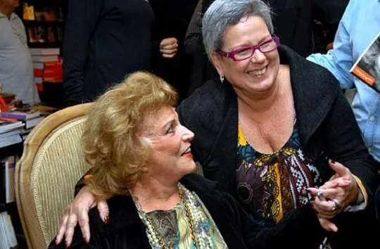 Tania Carvalho com Tônia Carrero